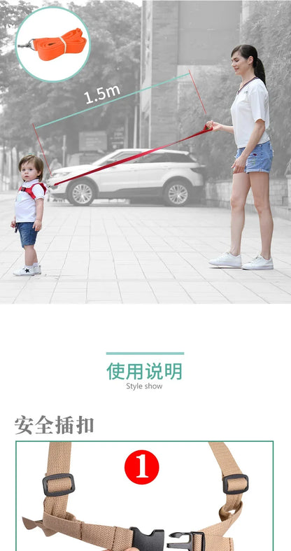 Baby Safety Walking Harness Belt Child Reins Aid Toddler Kids Strap Belt Outdoor Keep Harnesser Anti Lost Line