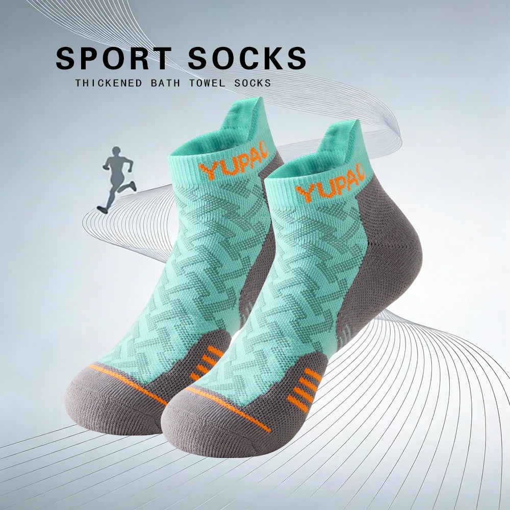 1/3 Pairs New Men's Professional Sports Short Socks Thick Towel Quick Dry Wicks Men's Fitness Running Ankle Socks For Man Gift