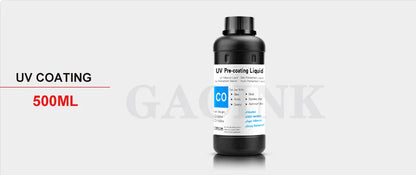500ML UV Primer UV Pre-Coating For Printing On Glass Acrylic Metal and Ceramic UV Curable Varnish For UV Flatbed Printer