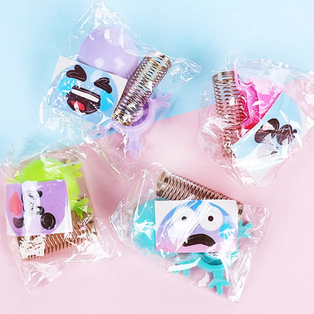 5-20Pcs DIY Assembled Springs Elves Toys Party Favor Perfect Class Treasure Box Carnival Prizes Birthday Gifts