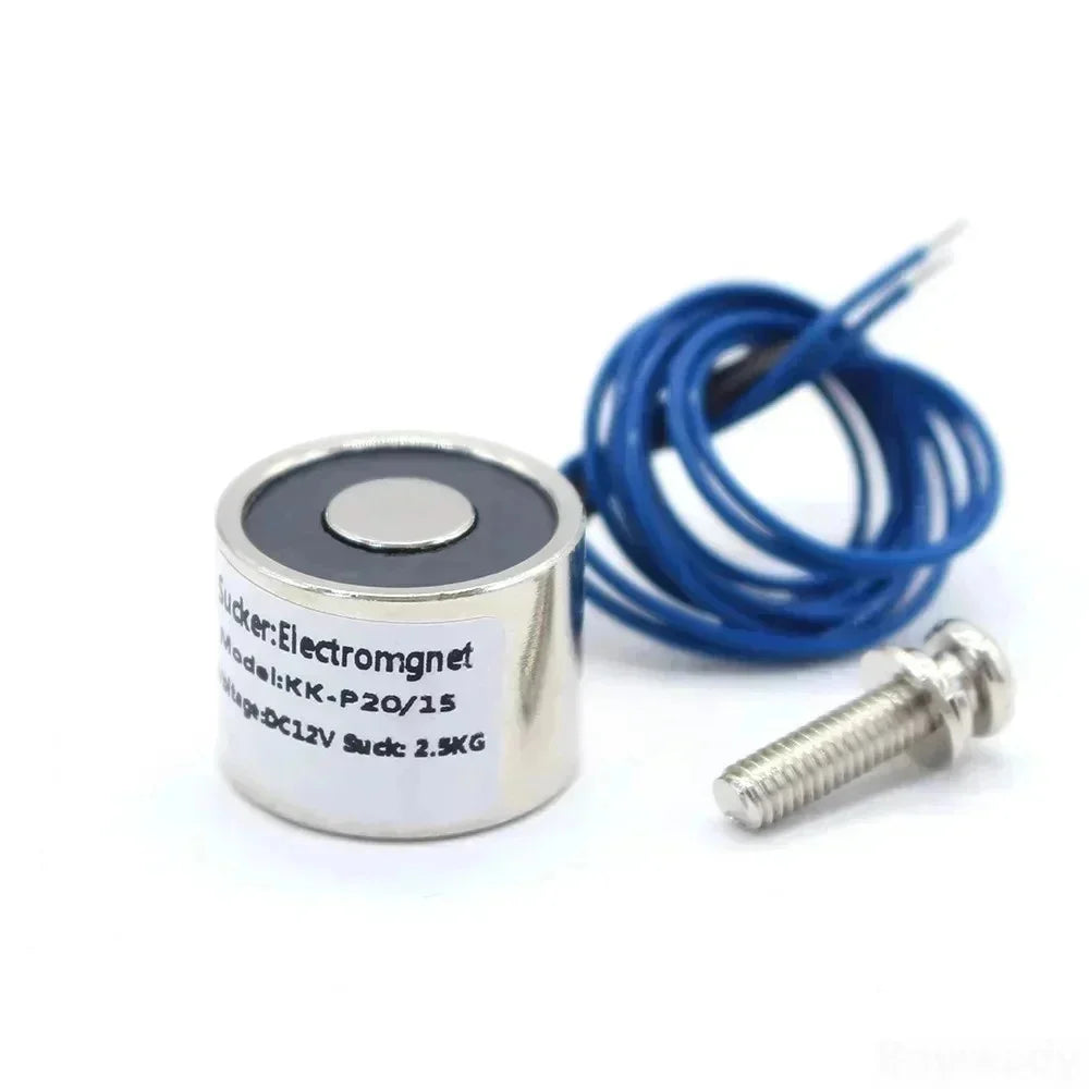 20/15 suction 2.5KG 25N mini electromagnet solenoid 12v electromagnet 12 volt small electro magnet 24V coil 6V electric magnet