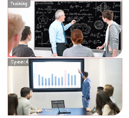 65 75 86 Inch Smart Tv for Classroom and Conference, Digital Electronic Whiteboard 4K HD Touch Screen Interactive Board On Wheel