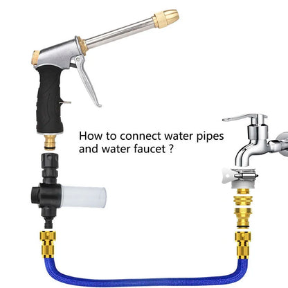 High Pressure Car Wash Water Gun Spray Gun Car Washer Cleaner Garden Hose Sprinkler Foam Water Gun For The Garden