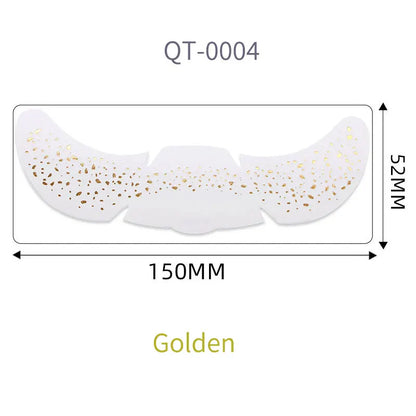 1pc Hot Stamping Freckles Makeup Sticker Metallic Radiation Golden Silver  Fake Freckles Temporary Tattoo Stickers Face Makeup