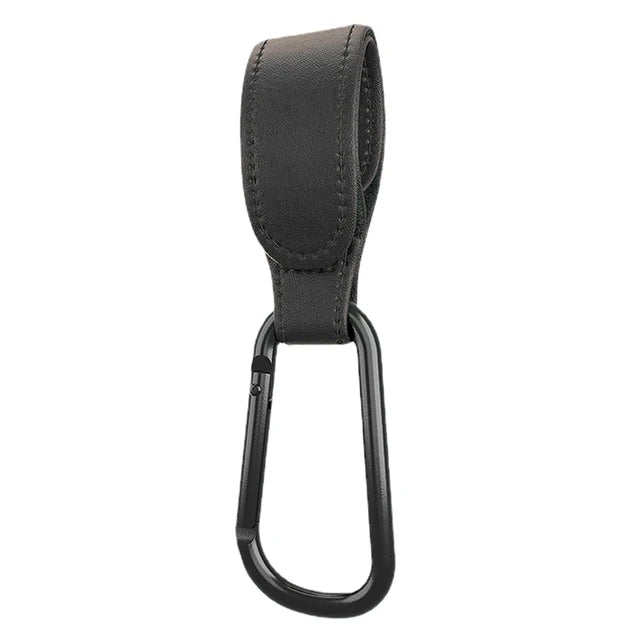1/2pcs PU Leather Baby Bag Stroller Hook Pram Cart Organizer 360 Degree Rotatable Hook High-quality Crochet Stroller Accessories
