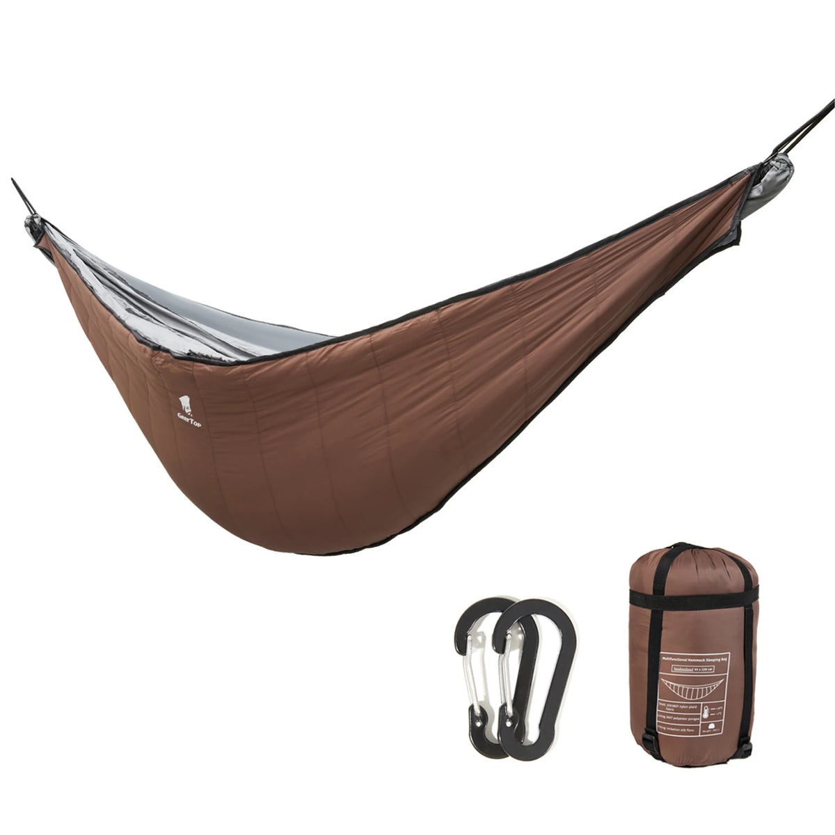 Portable Hammock Underquilt Winter Cold Weather Warm Under Quilt for Outdoor Camping Hiking Traveling Supplies