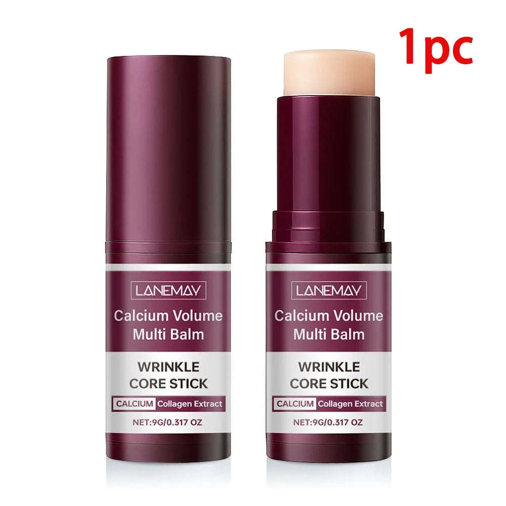 Calcium Volume Multi Balm Collagen Face Moisturizer Stick Anti-Wrinkle Skin Care Fade Fine Lines Lifting Firming Facial Cream