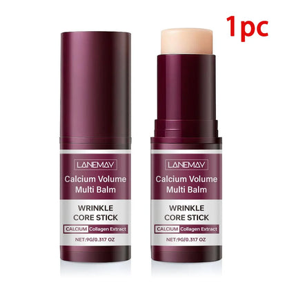 Calcium Volume Multi Balm Collagen Face Moisturizer Stick Anti-Wrinkle Skin Care Fade Fine Lines Lifting Firming Facial Cream