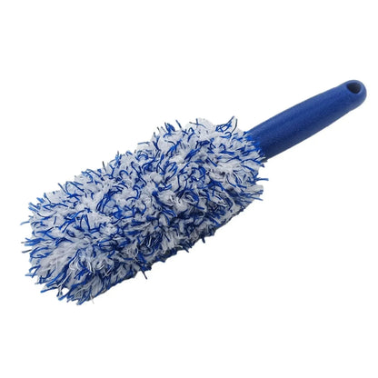 1PCS Car Cleaning Brush Portable Plush Tire and Rim Car Care Accessories Multifunctional Brush Tool Car Cleaning Wheel Brush