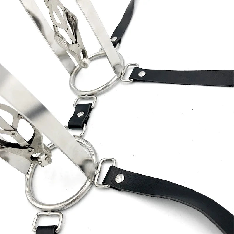 Breast Clips Undershirt Type New Butterfly Breast Clips Breast Chain Erotic Products Nipple Clamps Alternative Couple Sex BDSM