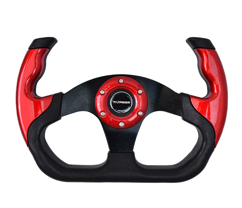 Tiypeor PU 320mm Seering Wheel for Simulate Racing Game Drift Sports Style Wheel