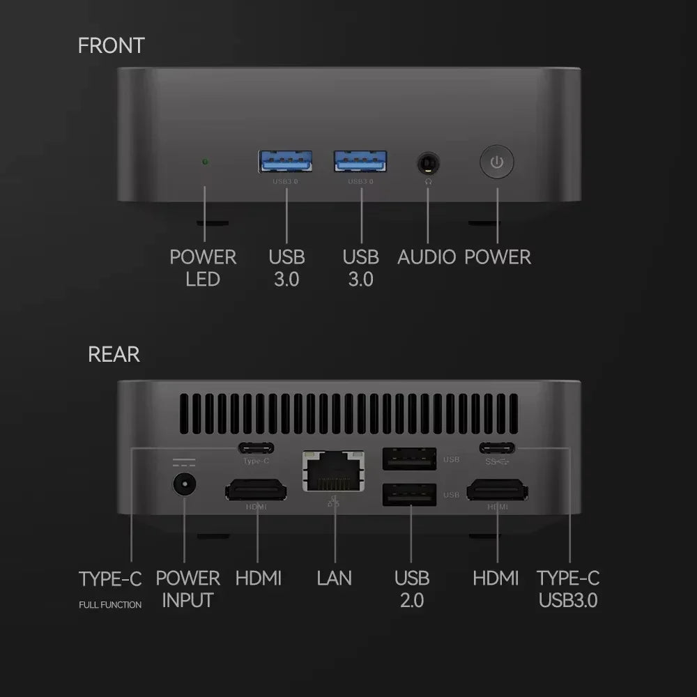 [3 Years Warranty]Mini PC Windows 11 Intel N150/i9 10980HK Desktop Gaming Computer PC 32GB RAM 1TB M.2 SSD WiFi 6 BT5.2 Pc Gamer