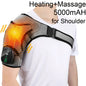 Electric Shoulder Massager Heating Pad Vibration Massage Support Belt Shoulder Thermal  Brace