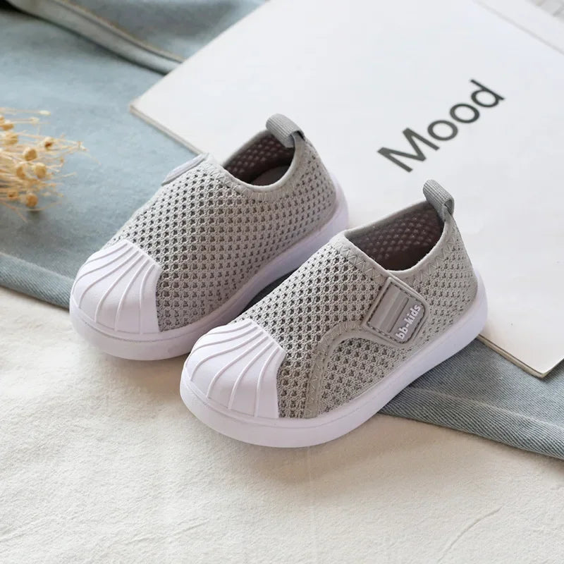 Children Casual Shoes Kids Sneakers for Toddlers Boys Girls Air Mesh Breathable Classic 2025 Spring Autumn Skate Shoes Anti-kick