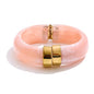Yhpup 66mm Green Pink Brown Purple Acrylic Thick Bracelet Bangle for Women Stainless Steel Arrivals 2025 Wrist Jewelry Gift