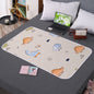 Waterproof Washable Mattress Urine Mat for Baby Toddlers Cute Cartoon Bed Protector Diaper Bedding Urine Pads Cloth Breathable