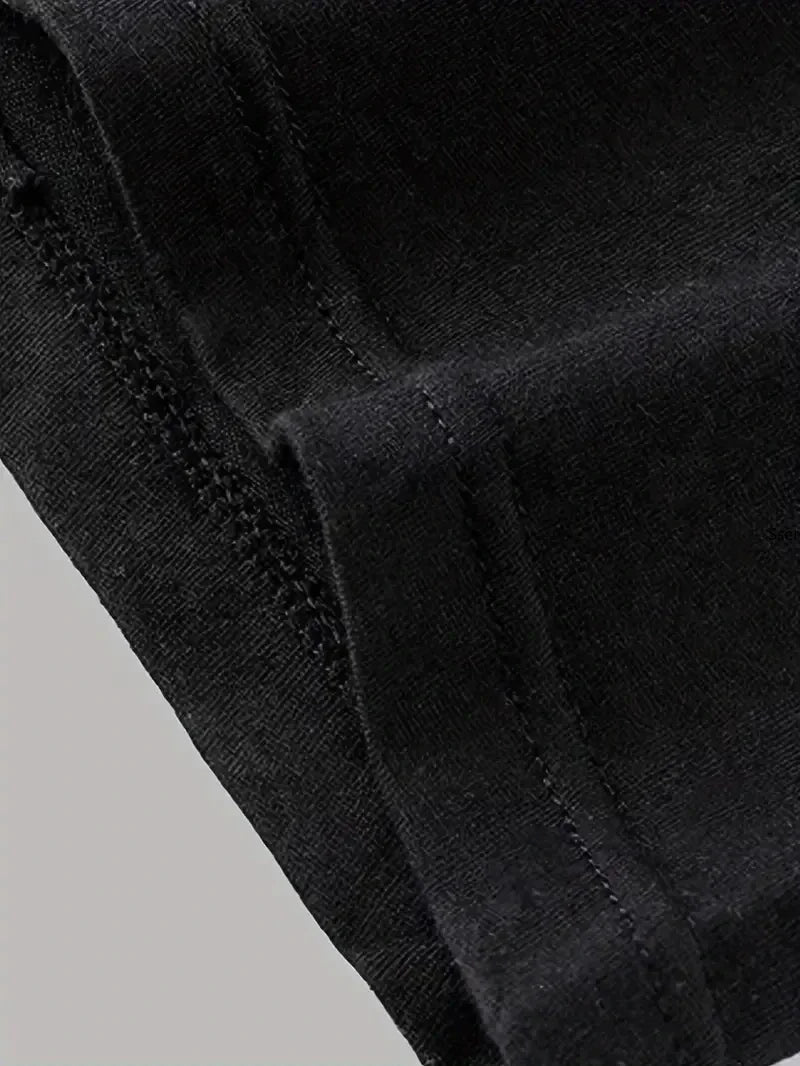 10PCS Men's Underwear Black Color Men Underpant High Stretch Boxer Shorts Sexy Men Panties Plus Size L-4XL Breathable Men Boxer