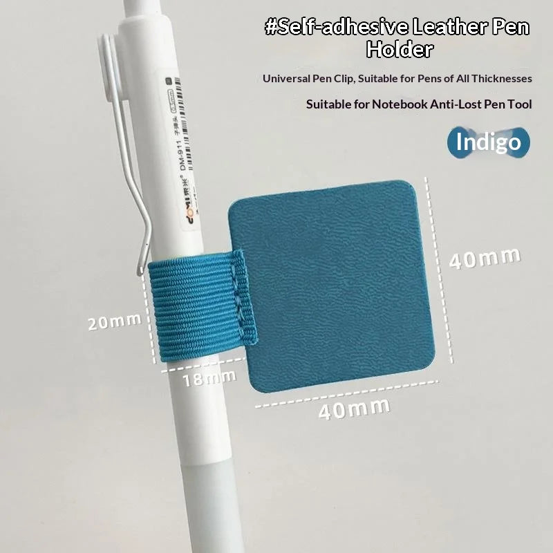 5/10Pcs Self-adhesive Elastic Pen Loop Holder - Pen Clip Accessories for Notebooks Journals Planners Office School Supplies