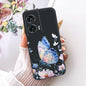 Case For Motorola Edge 50 Fusion Cover XT2429-1 Popular Flower Soft Black Silicone Phone Cases For Motorola G96 5G MotoG96 Funda