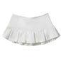 2025 Sexy High Waist Pleated Mini Skirts Women Streetwear A Line Super Short Skirts Woman Korean Fashion Gray Skirt with Shorts