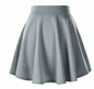 Summer Basic Skirts Women Shorts Mini Elastic Pleated Skirts High Waist Bubble Sun Skirts School Girl Uniform Lined Safety Pants