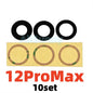 AliSunny 10pcs Back Camera Glass for iPhone 7 8 Plus 6 6S 6Plus 7Plus X XR XS Max 11 12 Rear Cover Lens 3M Sticker Holder Parts