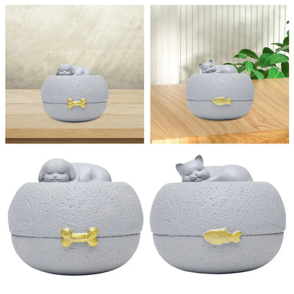 Pet Urn Cremation Memorial Urn Pets Supplies Keeping Precious Memories Urn Box for Burial Final Comforting Resting Place Funeral