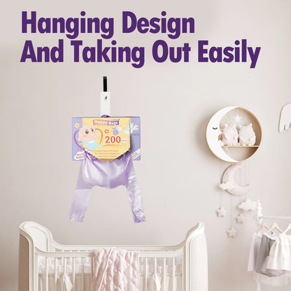 Portable Nappy Bags Disposable Scented Leak-proof Odor Removing Garbage Bag for Feminine Products Diaper Disposal Pet Waste Bags