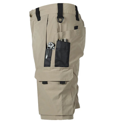 Men's Operator Elastic Tactical Shorts Ripstop Workout Outdoor Cargo Shorts for Men Cycling Hiking Fishing Casual Men's Shorts