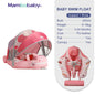 Mambobaby Animal Float Non-Inflatable Safe Solid Core Baby Swimming Buoy Water Trainer Infant Pool Floator Swim Ring with Canopy