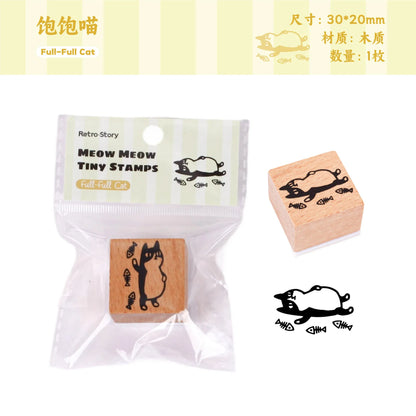 1pc Alphabet Stamps Vintage Wooden Rubber cute pet Stamp Set Stationery Seal Stamping For Card Making Planner Scrapbook