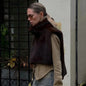 Autumn Winter Turtleneck Eco Mink Fur Tank Tops Sleeveless Jacket Coat New Fashion Faux Fur Sable Vest Crop Top