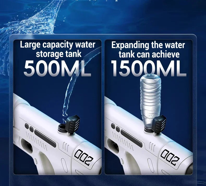 2025 NEW Pulse Electric Water Gun Toy With Fire Spray,Fully Automatic Summer Adult Beach Pool Battle Shooting Water Spray Toy