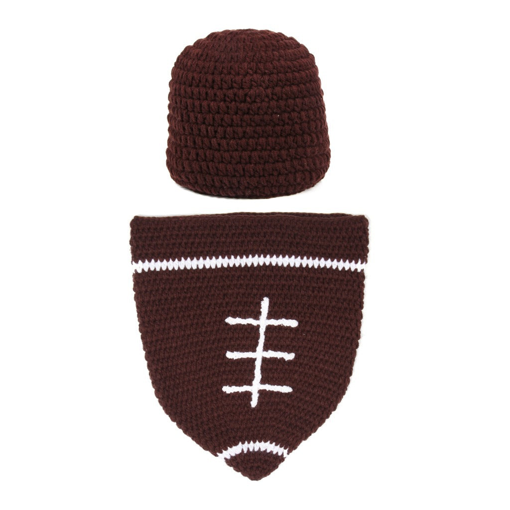3PCS/set Animal Baby Crochet Newborn Photography Props Handmade Knit Mickey Costume Outfit Baby Chrismas Halloween Gift