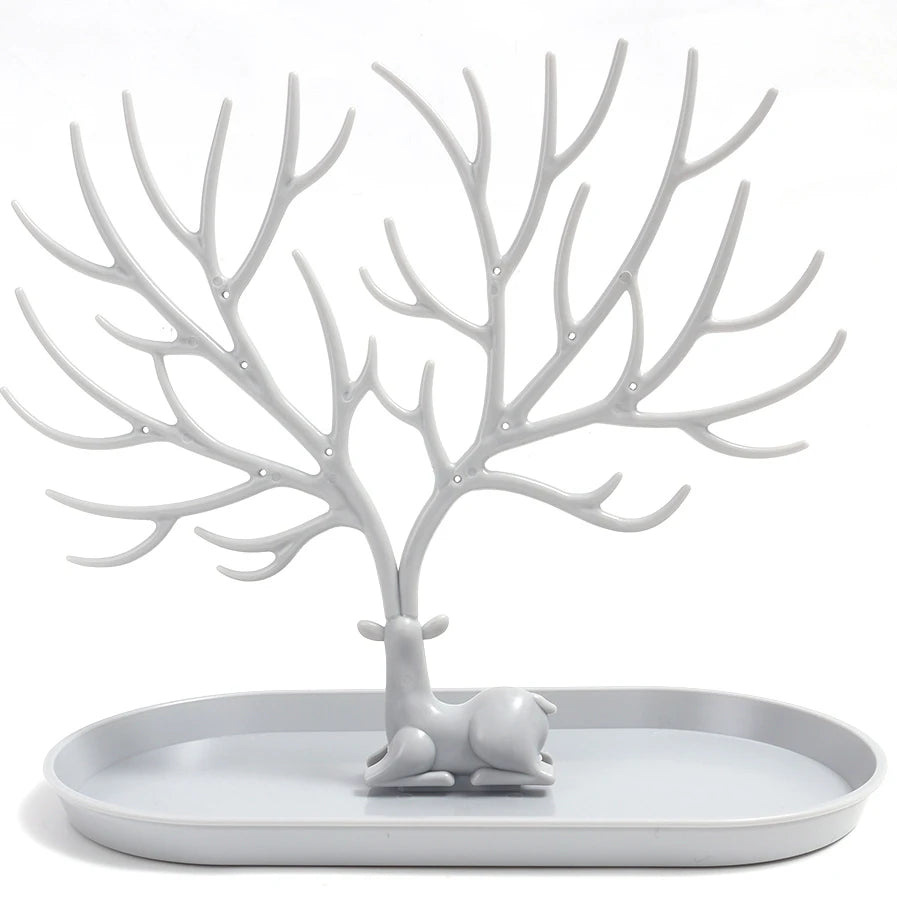 Antler Jewelry Storage Rack Smooth Deer Horn Jewels Display Shelf Rings Earrings Small Accessories High Quality Showing Stand