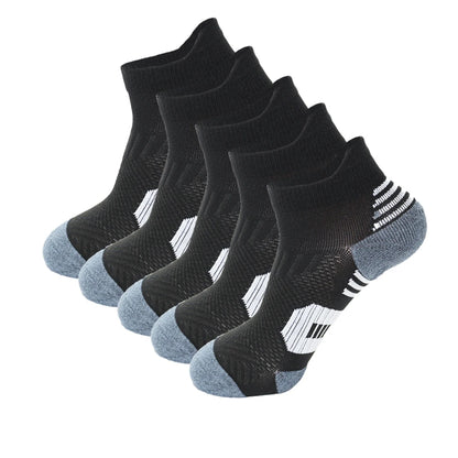 3Pairs Professional Sports Fitness Socks Towel Bottom Non-Slip Running Sock Men Women Short Quick-Drying Basketball Training Sox