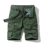 Men Summer Cargo Shorts Casual Tool Shorts High Quality Man Summer Military Multi Pocket Pants Loose Cargo Pants No belts 38