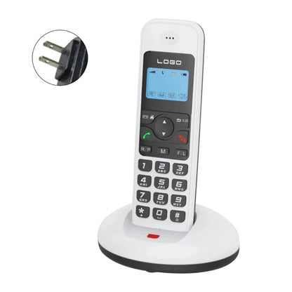 Cordless Landline Fixed Telephone Home Desk Phone with Caller Identification Sound Noise Reduction Telephones D1006 E65C