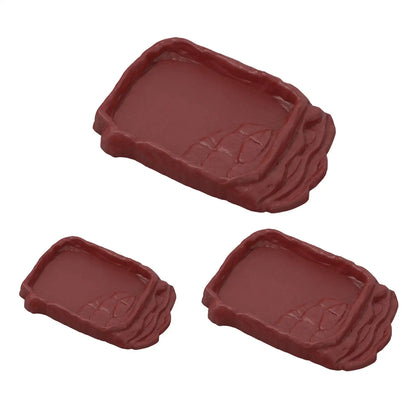 Anti-Slip Ladders Reptile Bowl Reptile Bathing Pool Tortoise Bathtub Water Dish Aquarium Ornament Tortoise Habitat Accessories