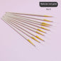 10Pcs/Set Fine Hand-painted Thin Hook Line Pen Short Wood Rod Drawing Art Pen Paint Brush Art Supplies Nylon Brush Special Offer