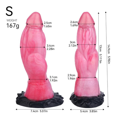 NSFU 3 Styles Fantasy Dildo Flirting Sex Toy Anal Plug Soft Animal Horse Penis 18+ Adult Sexy Toys For Women Men Masturbator