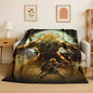 Classic Game Z-Zelda Cartoon Link Flannel Blanket Soft Warm Throw Blanket for Bedroom Living Room Bed Travel Camping Picnic