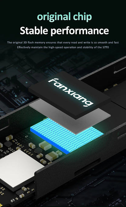 Fanxiang S660/S770/S880 SSD NVMe M2 PCIe4.0x4 1TB 2TB 4TB Internal Solid State Drive For PlayStation5/PS5 Desktop SSD Hard Disk