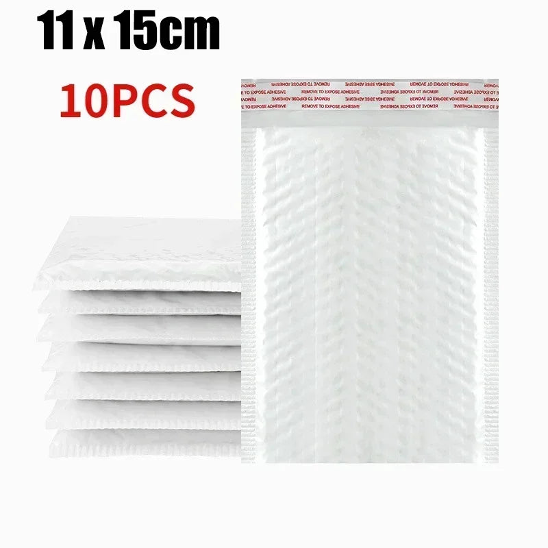 Universal Shipping Bags White Foam Envelope Adhesive Mailing Waterproof Bag Padded Envelopes for Magazine Lined Bubble Mailer