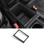 FOR Audi Q3 2019 -2022 Car Carbon fiber style Console Gear Shift Frame Cover Trim Interior accessories  Auto Integral interior