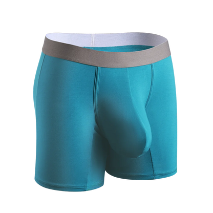 Large bag flat corner pants, long men's underwear sports shorts