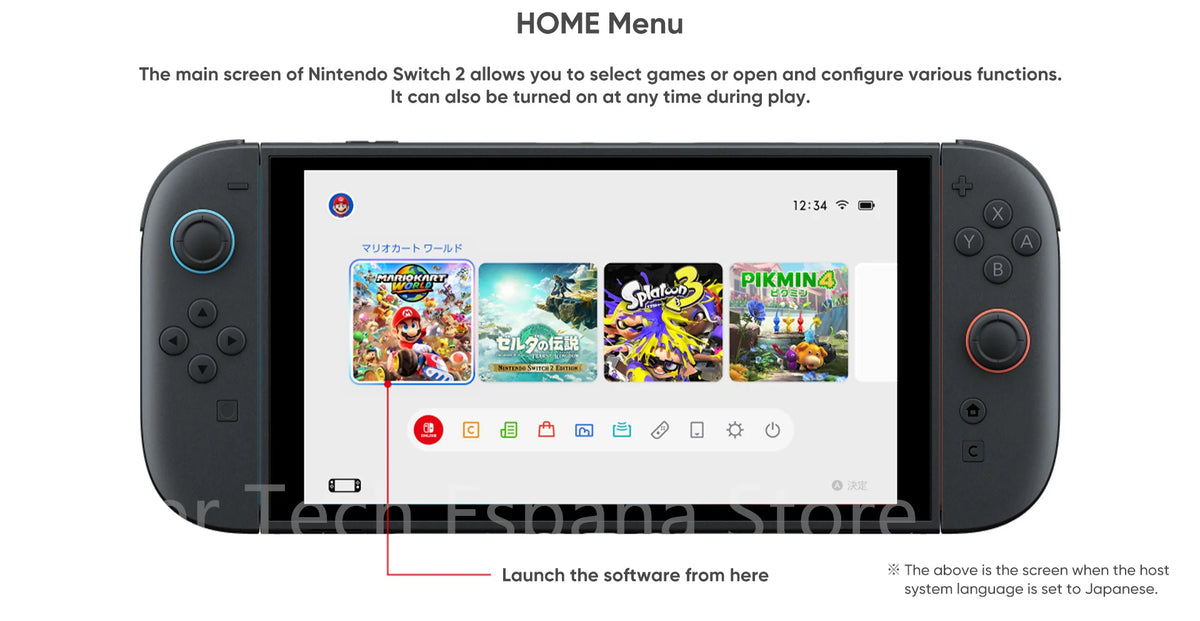 Nintendo Switch 2 Portable Game Console, 7.9 Inch Screen, 120Hz, with Joy-Con 2, Hdr, Magnetic Tv Mode, Laptop Pc