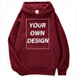 Customized DIY Print Men Woman Autumn Winter Hoodies Casual Classic Pullovers Simple Comfy Streetwear Soft Warm Sports Clothing