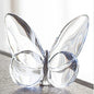 Crystal Papillon Butterfly Wings Fluttering Glass Lucky Butterfly Ornaments Home Decoration Crafts Accessories Birthday Gift