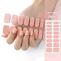 16/22 Tips Semi Cured Gel Nail Stickers for UV Lamp Designer Adhesive Nail Gel Wraps DIY Long-lasting  Nail Decoration